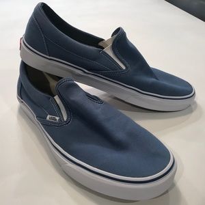 Vans Classic Slip-On Navy Blue Men’s Size 12 EUC